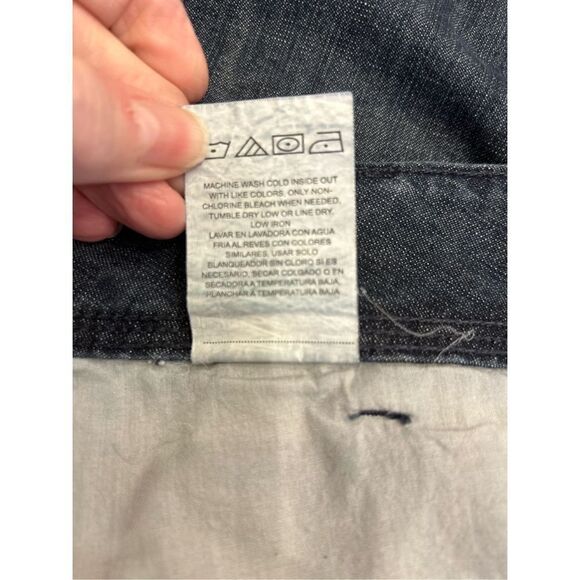 Riders Lee 16W shorts dark blue deep wide front pockets - Picture 10 of 10